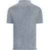image:imageAlex Vando Mens Printed Golf Shirt Cooling Performance Short Sleeve Stretch Dress Polo Shirts MenNavy White Diamond