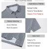 image:imageAlex Vando Mens Printed Golf Shirt Cooling Performance Short Sleeve Stretch Dress Polo Shirts MenNavy White Diamond