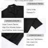 image:imageAlex Vando Mens Waffle Knit 2Piece Set Short Sleeve Camp Collar Shirt amp Drawstring Shorts Casual Summer OutfitBlack
