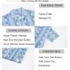 image:imageAlex Vando Mens Waffle Knit 2Piece Set Short Sleeve Camp Collar Shirt amp Drawstring Shorts Casual Summer OutfitBlue Diamond