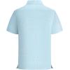 image:imageAlex Vando Mens Waffle Knit 2Piece Set Short Sleeve Camp Collar Shirt amp Drawstring Shorts Casual Summer OutfitBlue Line