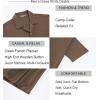 image:imageAlex Vando Mens Waffle Knit 2Piece Set Short Sleeve Camp Collar Shirt amp Drawstring Shorts Casual Summer OutfitBrown