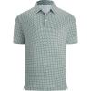 image:imageAlex Vando Mens Printed Golf Shirt Cooling Performance Short Sleeve Stretch Dress Polo Shirts MenGreen Geometric