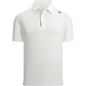 image:imageAlex Vando Mens Golf Shirts Moisture Wicking QuickDry Short Sleeve Performance Dry Fit Active Men Polo ShirtsWhite
