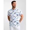 image:imageAlex Vando Mens Golf Shirts Moisture Wicking QuickDry Short Sleeve Casual Print Collared Polo Shirts for MenSmogbluesplash