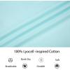 image:imageAlex Vando Mens Oversized Dress Shirts Solid Color Long Sleeve Silky Cotton Boxy Casual ShirtMint
