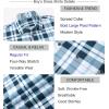 image:imageAlex Vando Boys Button Down Shirts Short Sleeve Wrinkle Free 4Way Stretch Print Casual ShirtNavy White
