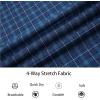 image:imageAlex Vando Boys Button Down Shirts Short Sleeve Wrinkle Free 4Way Stretch Print Casual ShirtNavy With Print