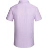 image:imageAlex Vando Mens Button Down Shirts Wrinkle Free 4Way Stretch Short Sleeve Business Casual Shirt08 Purple