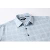 image:imageAlex Vando Mens Button Down Shirts Wrinkle Free 4Way Stretch Short Sleeve Business Casual ShirtBlue Square