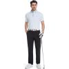 image:imageAlex Vando Mens Golf Shirts Moisture Wicking QuickDry Short Sleeve Print Performance Polo Shirts for MenBluediamonddots