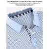 image:imageAlex Vando Mens Golf Shirts Moisture Wicking QuickDry Short Sleeve Print Performance Polo Shirts for MenBlueoval