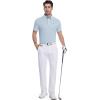 image:imageAlex Vando Mens Golf Shirts Moisture Wicking QuickDry Short Sleeve Print Performance Polo Shirts for MenBlueoval
