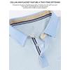 image:imageAlex Vando Mens Golf Shirts Moisture Wicking QuickDry Short Sleeve Print Performance Polo Shirts for MenLightbluedot
