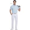 image:imageAlex Vando Mens Golf Shirts Moisture Wicking QuickDry Short Sleeve Print Performance Polo Shirts for MenLightbluedot