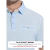 image:imageAlex Vando Mens Golf Shirts Moisture Wicking QuickDry Short Sleeve Print Performance Polo Shirts for MenLightbluedot
