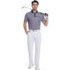 image:imageAlex Vando Mens Golf Shirts Moisture Wicking QuickDry Short Sleeve Print Performance Polo Shirts for MenNavycircles