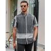 image:imageAlex Vando Mens Big Plaid Button Down Shirts Wrinkle Free 4Way Stretch Print Business Casual Shirt40 BlackGrey