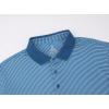 image:imageAlex Vando Mens Golf Shirt Moisture Wicking QuickDry Short Sleeve Casual Polo Shirts for MenBlue Stripe 215