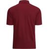 image:imageAlex Vando Mens Golf Shirt Moisture Wicking QuickDry Short Sleeve Casual Polo Shirts for MenBurgundy Stripe 87