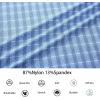 image:imageAlex Vando Mens Printed Golf Shirt Cooling Performance Short Sleeve Stretch Dress Polo Shirts MenBlue White Check