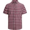 image:imageAlex Vando Mens Big Plaid Button Down Shirts Wrinkle Free 4Way Stretch Print Business Casual Shirt93 Red Black