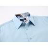 image:imageAlex Vando Mens Cotton Stretch Dress Shirt Regular Fit Fashion Contrast Button Down Business Casual ShirtsBlue