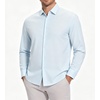 image:imageAlex Vando Mens Stretch Dress Shirt Regular Fit Long Sleeve Wrinkle Resistant Business Casual Shirt for Office WorkBlue