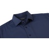 image:imageAlex Vando Mens Stretch Dress Shirt Regular Fit Long Sleeve Wrinkle Resistant Business Casual Shirt for Office WorkNavy