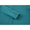 image:imageAlex Vando Mens Stretch Dress Shirt Regular Fit Long Sleeve Wrinkle Resistant Business Casual Shirt for Office WorkTeal
