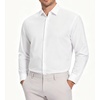image:imageAlex Vando Mens Stretch Dress Shirt Regular Fit Long Sleeve Wrinkle Resistant Business Casual Shirt for Office WorkWhite