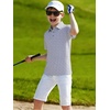image:imageAlex Vando Boys Polo Shirt Hawaiian Golf Short Sleeve Moisture Wicking Quick Dry Stretch Print Casual Summer TopsBluesquare