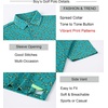 image:imageAlex Vando Boys Polo Shirt Hawaiian Golf Short Sleeve Moisture Wicking Quick Dry Stretch Print Casual Summer TopsGreensightseeing