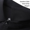 image:imageAlex Vando Mens Golf Shirt Moisture Wicking QuickDry Solid Short Sleeve Polo Shirts for MenBlack 100