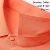 image:imageAlex Vando Mens Golf Shirt Moisture Wicking QuickDry Solid Short Sleeve Polo Shirts for MenOrange 100