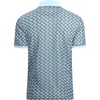image:imageAlex Vando Mens Polo Shirts Short Sleeve Regular Fit Fashion Designed ShirtBlue Lace