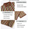 image:imageAlex Vando Mens Polo Shirts Short Sleeve Regular Fit Fashion Designed ShirtBlue Multi Lace