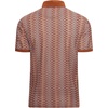 image:imageAlex Vando Mens Polo Shirts Short Sleeve Regular Fit Fashion Designed ShirtBrown Lace