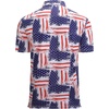 image:imageAlex Vando Mens Polo Shirts Short Sleeve Regular Fit Fashion Designed ShirtStars and Stripes