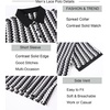 image:imageAlex Vando Mens Polo Shirts Short Sleeve Regular Fit Fashion Designed ShirtWhite Multi Lace