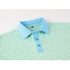 image:imageAlex Vando Mens Printed Golf Shirt Cooling Performance Short Sleeve Stretch Dress Polo Shirts MenBlueYellow