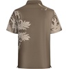 image:imageAlex Vando Mens Short Sleeve 2Piece Outfit Summer Shirt amp Shorts SetsBrown Leaf