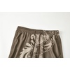 image:imageAlex Vando Mens Short Sleeve 2Piece Outfit Summer Shirt amp Shorts SetsBrown Leaf