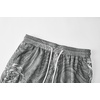 image:imageAlex Vando Mens Short Sleeve 2Piece Outfit Summer Shirt amp Shorts SetsGrey Paisley
