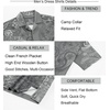 image:imageAlex Vando Mens Short Sleeve 2Piece Outfit Summer Shirt amp Shorts SetsGrey Paisley