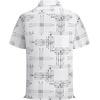 image:imageAlex Vando Mens Short Sleeve 2Piece Outfit Summer Shirt amp Shorts SetsWhite Line