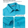 image:imageAlex Vando Womens Dress Shirts Wrinkle Free Regular Fit Solid Long Sleeve Stretch Work ShirtLakeblue