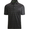 image:imageAlex Vando Boys Polo Shirt Hawaiian Golf Short Sleeve Moisture Wicking Quick Dry Stretch Print Casual Summer TopsBlackgolf
