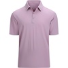 image:imageAlex Vando Mens Golf Shirt Moisture Wicking QuickDry Solid Short Sleeve Polo Shirts for MenPurple 100