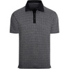 image:imageAlex Vando Mens Printed Golf Shirt Cooling Performance Short Sleeve Stretch Dress Polo Shirts MenBlackGrey
